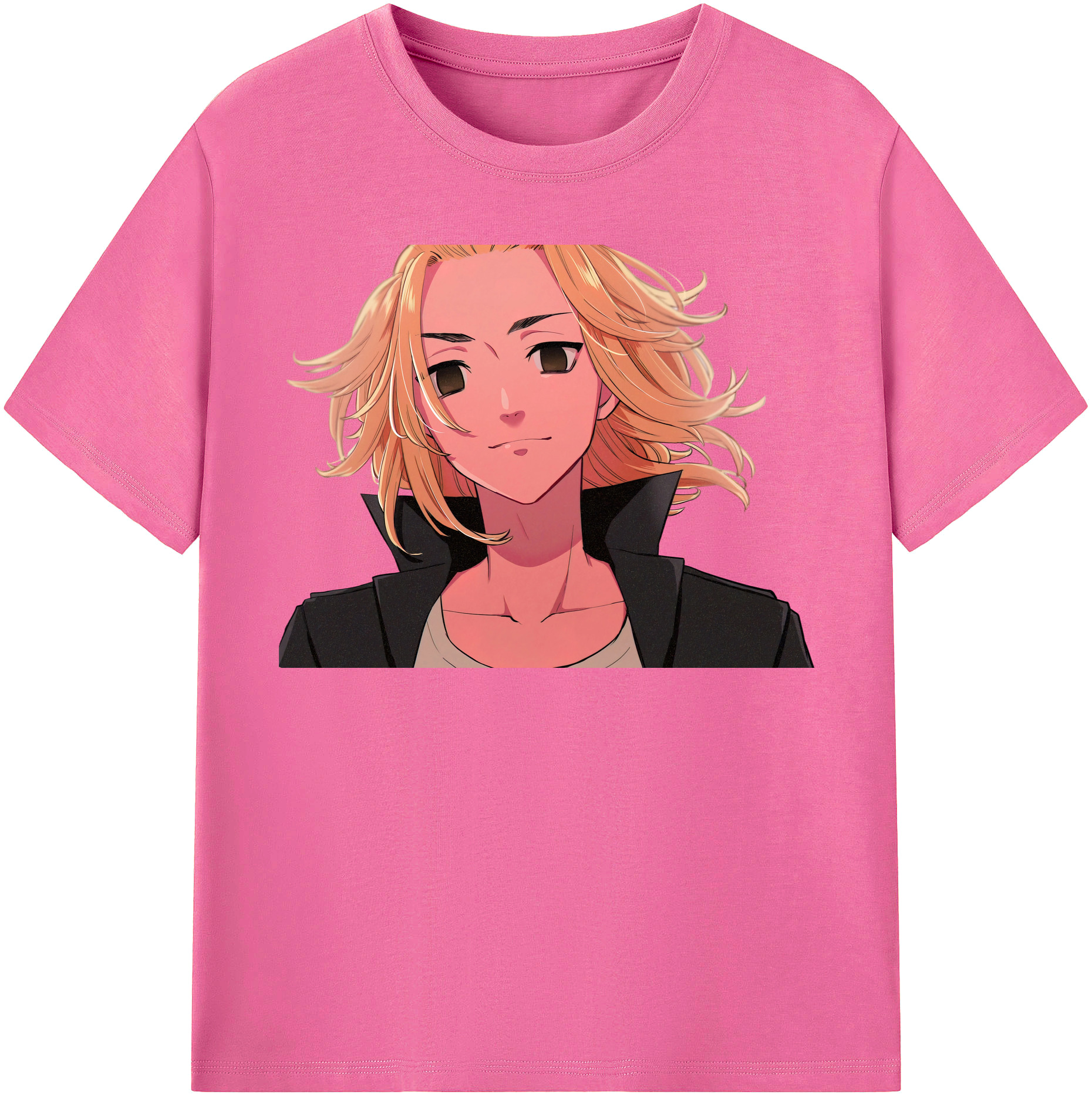 （画像用） 東京リベンジャーズ Tokyo Revengers レディースカジュアルプリントTシャツ（綿100％）